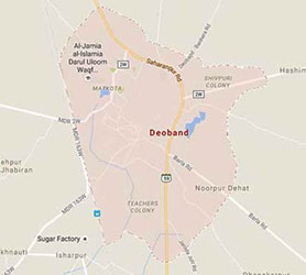 Emplacement Deoband en Inde