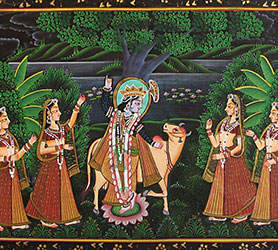 Gopis en Shri Krishna's zuivere liefde