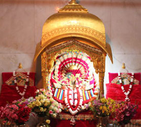 Der schöne Tempel von Sewa Kunj