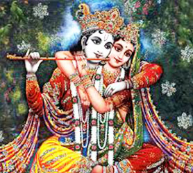 Shrimati Radha rani 在她的 Yugal 形式