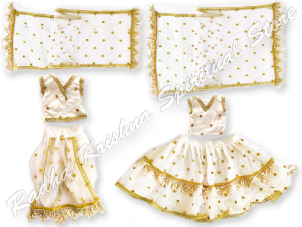 <p>Angelic Pearls Large Radha Krishna Dress</p>