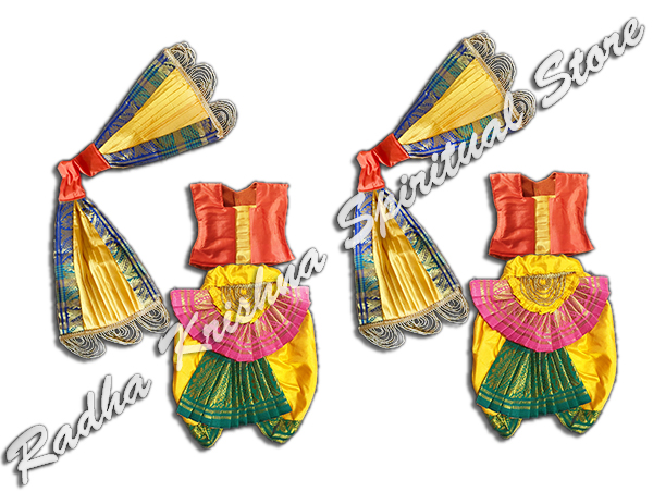 <p>Brimming-Pure-Kanjeewaram-Gaur-Nitai-Dress</p>