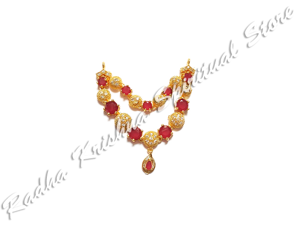 Bubble Love American Diamond Metal Necklace