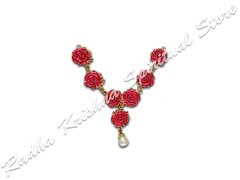 Celestial Roses Divine God Metal Necklace
