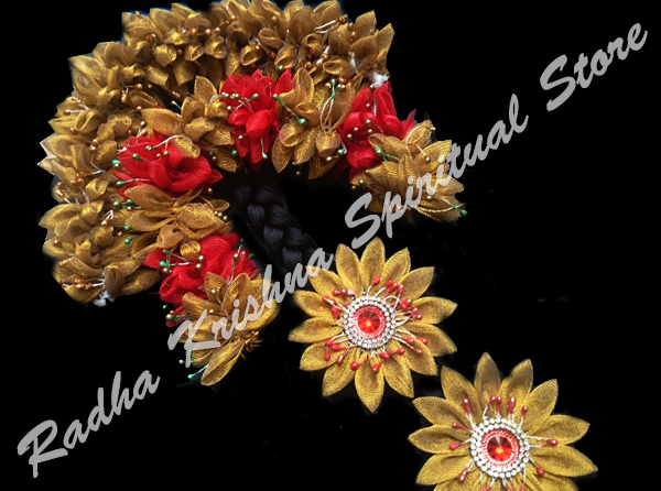 <p>Charming Cherries Floral hiar ornament</p>