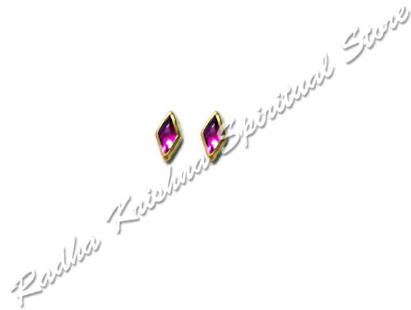 Diamond Kundan God Deity Earrings