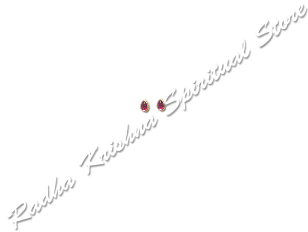 Droplet Kundan God Deity Earrings