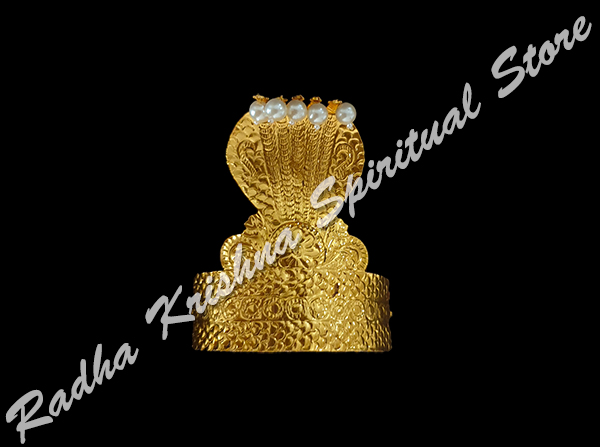 <p>Ethnic Naag Snake Gold Plated Mukut Crown Kreedam</p>