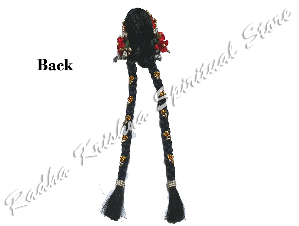 <p>Garnet Glory Flowers Goddess Kesh Hair Braids</p>