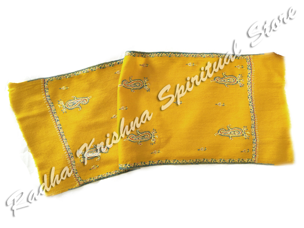 Golden Apple Jamavaar Winter Kashmiri Pashmina Deity Shawl