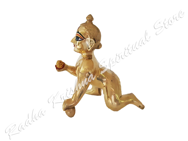 <p>Makhanchor Ladoogopal Deity</p>