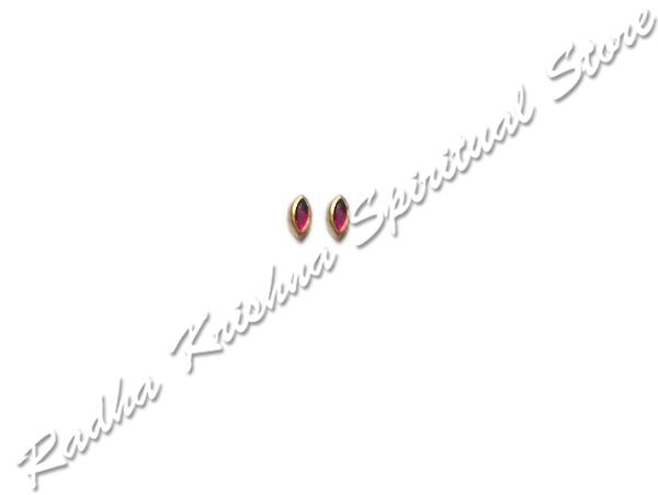 Marquise Kundan God Deity Earrings