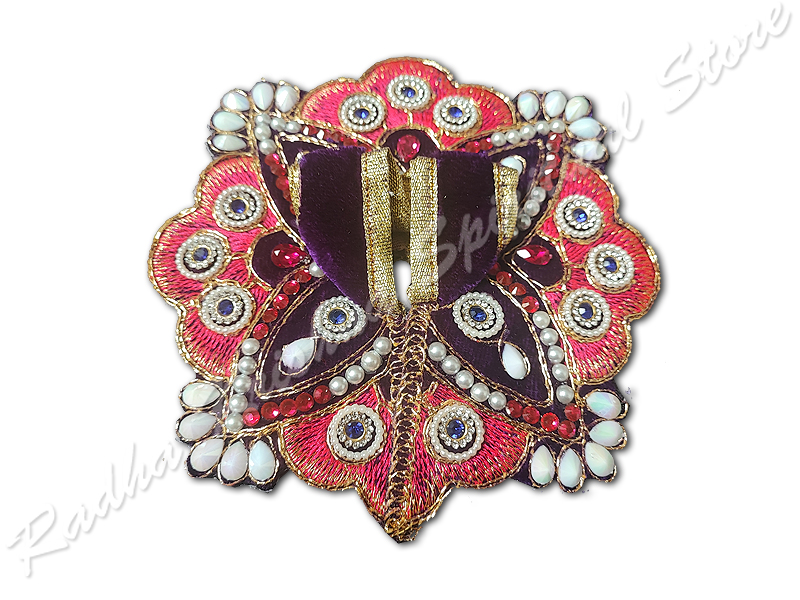 Orchid Butterfly Hues Laddu Gopal Dress