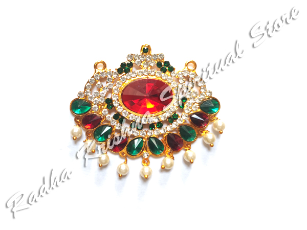 Rhythmic spade Kaustubham God Necklace