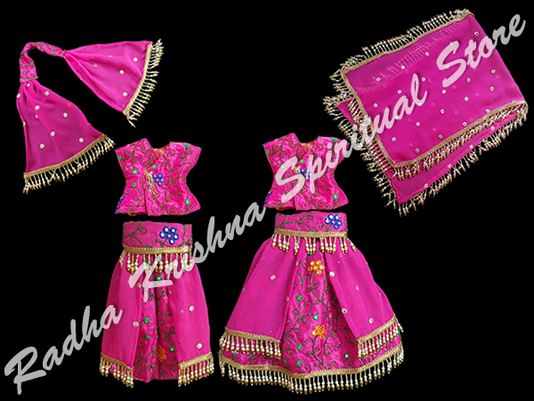 <p>Passion Roses Large Radha Krishna Dress</p>