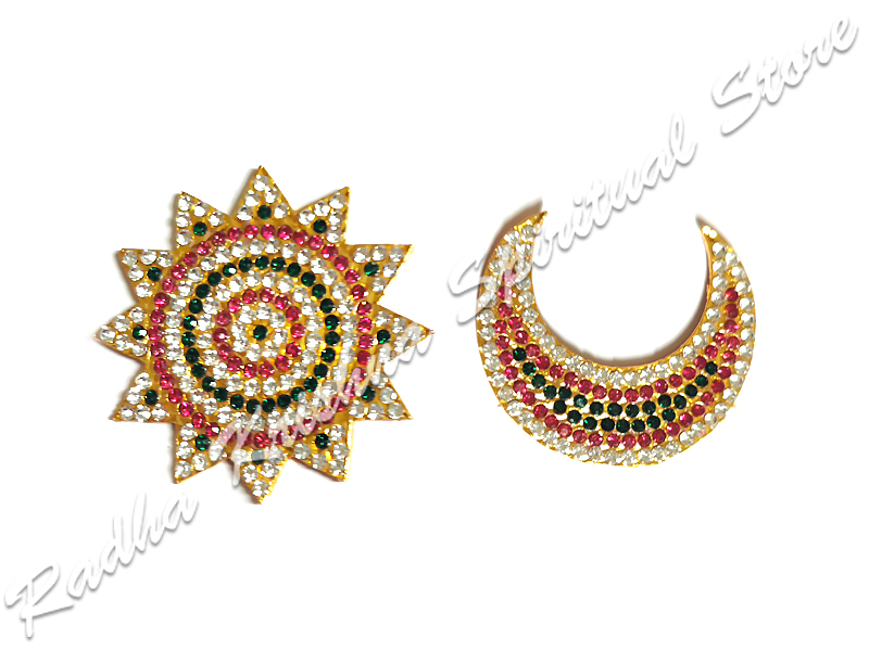 Stunning Sun Crescent Moon Ornament