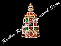 Charming Chequers Large God Deity Metal Crown