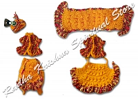 Zitrusblüten Wolle Winter Radha Krishna Kleid