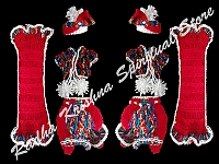 Cranberry Vibes Winter Woolen Gaur Nitai Dress