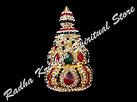 Opulent Vibes Large God Deity Metal Crown