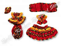 Paddle Pop Wool Winter Large Radha Krishna Dress