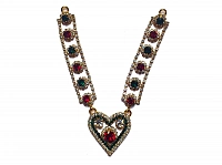 Rhythmic Hearts Sringaar Small Metal Necklace