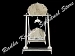 Shimmering Silver Plated Laddugopal Swing Jhula