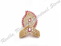 Spade Petals God Deity Metal Crown