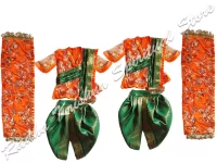 Apricot Blossoms Large Krishna Balrama Dress