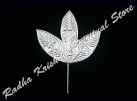 Groƒe Bilva bel patra reinem Silber