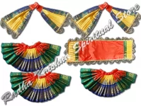 Traditionell reine Seide Kanjeevaram Jagannath Kleid