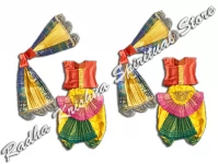 Traditional Pure Silk Krishna Balrama Dress