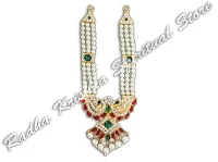 Cherry Fauna Pearl God Metal Necklace