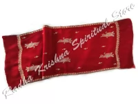 Cranberry Jamavaar Winter Kashmiri Pashmina Deity Shawl
