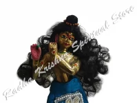 Echte Tulsi Fürstliche Locken Gottheit Haar Perücke