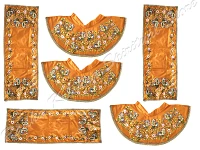 Verzauberte Pfauen Jagannath Kleid