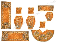 Vestido de Ram Darbaar con pavos reales encantados