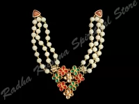 Floral Elegance Traditional Kundan God Necklace