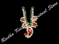 Garnet Petal Metal Necklace