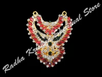 Garnet Fauna X-Small God Deity Necklace