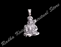 Gott Hanumaan Anhñnger aus reinem Silber