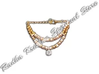 Traube royales Naturperle Zirkonia Gott Halskette