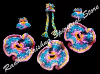 Himmlische Fauna Winter wollene Jagannath Gottheit Kleid