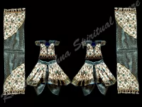 Heavenly Peacocks Large Krishna Balrama Dress