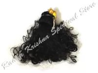 Glitzer Blüte Göttin lockiges Haar Perücke