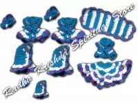 Vestido Ram Darbaar de lana Icecream Flora