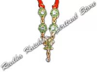 Jade Flora God Metal Necklace