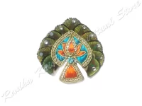 Lotus-Anhänger Kronen-Turban-Einsatz