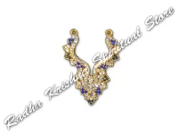 Marine meadows Medium Metal God Necklace