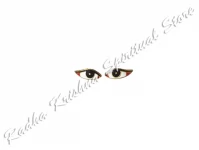 Vergoldeter Gott Gottheit Kataksha Augen Netra